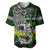 Personalized Franken Fish Baseball Jersey Skull Fishing Green - Wonder Print Shop