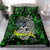 Franken Fish Bedding Set Skull Fishing Green - Wonder Print Shop