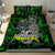 Franken Fish Bedding Set Skull Fishing Green - Wonder Print Shop