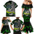 Personalized Franken Fish Family Matching Mermaid Dress and Hawaiian Shirt Skull Fishing Green - Wonder Print Shop