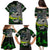 Personalized Franken Fish Family Matching Puletasi and Hawaiian Shirt Skull Fishing Green - Wonder Print Shop