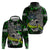 Personalized Franken Fish Hoodie Skull Fishing Green - Wonder Print Shop