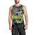 Personalized Franken Fish Men Tank Top Skull Fishing Green - Wonder Print Shop