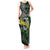 Personalized Franken Fish Tank Maxi Dress Skull Fishing Green