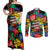 Never Apologize For Being Black Couples Matching Off Shoulder Maxi Dress and Long Sleeve Button Shirt - Wonder Print Shop