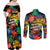 Never Apologize For Being Black Couples Matching Off Shoulder Maxi Dress and Long Sleeve Button Shirt - Wonder Print Shop