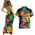 Never Apologize For Being Black Couples Matching Short Sleeve Bodycon Dress and Hawaiian Shirt - Wonder Print Shop