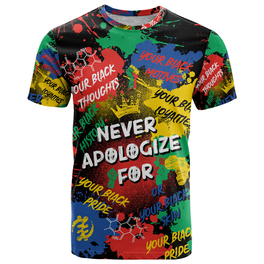 never-apologize-for-being-black-t-shirt