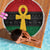 Pan African Ankh Beach Blanket Egyptian Cross