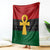 Pan African Ankh Blanket Egyptian Cross