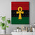 Pan African Ankh Canvas Wall Art Egyptian Cross