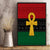 Pan African Ankh Canvas Wall Art Egyptian Cross