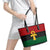 Pan African Ankh Leather Tote Bag Egyptian Cross