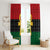 Pan African Ankh Window Curtain Egyptian Cross