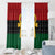 Pan African Ankh Window Curtain Egyptian Cross