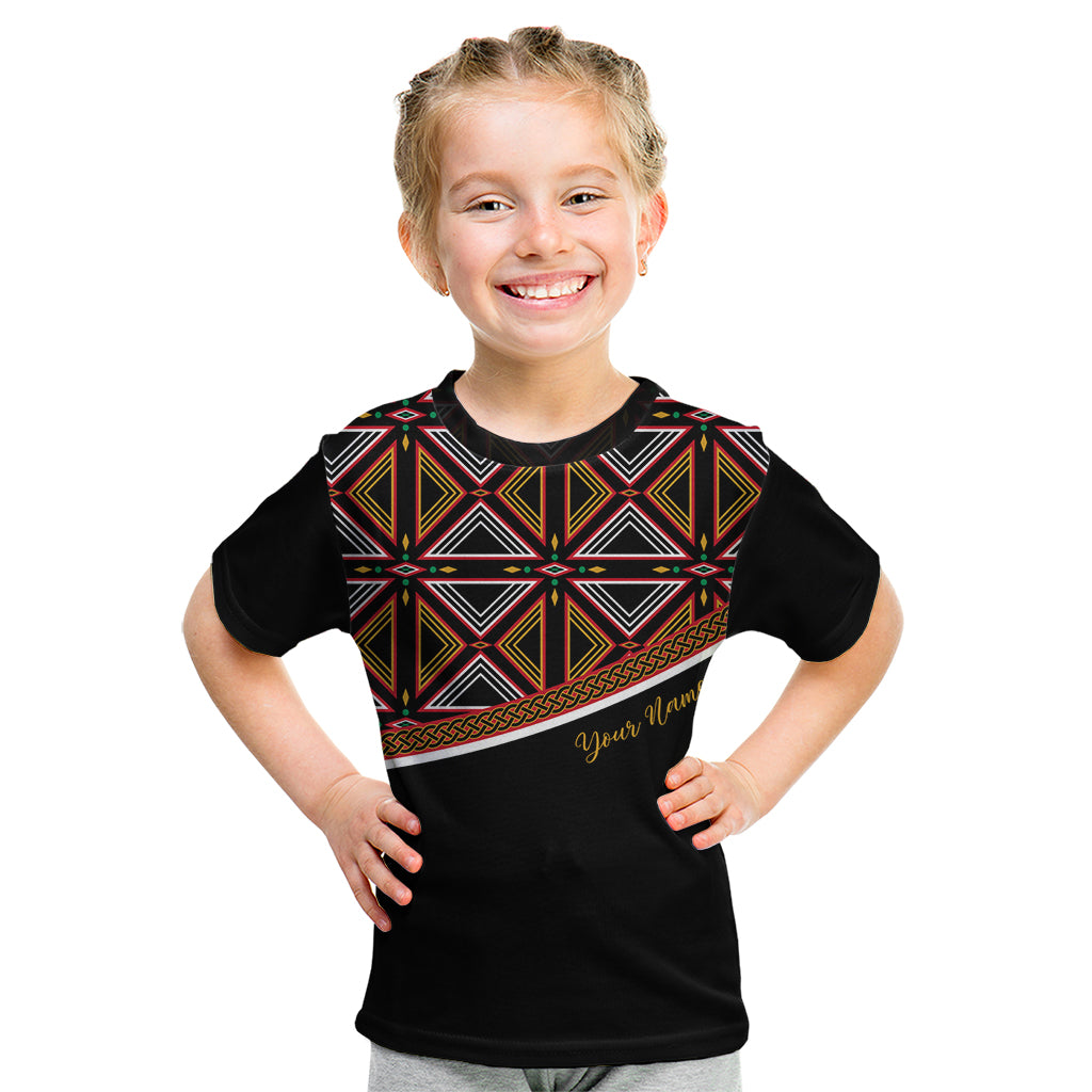 Personalized Bamenda African Kid T Shirt Atoghu Cameroon Print - Wonder Print Shop