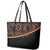 Personalized Bamenda African Leather Tote Bag Atoghu Cameroon Print - Wonder Print Shop