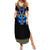 egyptian-ankh-golden-blue-fire-family-matching-summer-maxi-dress-and-hawaiian-shirt