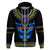 Egyptian Ankh Golden Blue Fire Hoodie - Wonder Print Shop