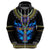 Egyptian Ankh Golden Blue Fire Hoodie - Wonder Print Shop