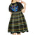 egyptian-ankh-golden-blue-fire-kid-short-sleeve-dress