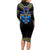 egyptian-ankh-golden-blue-fire-long-sleeve-bodycon-dress