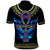 Egyptian Ankh Golden Blue Fire Polo Shirt - Wonder Print Shop