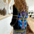 egyptian-ankh-golden-blue-fire-women-casual-shirt