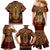 Personalized Anubis Family Matching Mermaid Dress and Hawaiian Shirt Ancient Egyptian Pattern In Red - Wonder Print Shop