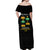 Never Apologize For Your Pride Off Shoulder Maxi Dress African Black History - Wonder Print Shop