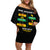 Never Apologize For Your Pride Off Shoulder Short Dress African Black History - Wonder Print Shop