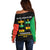 Never Apologize For Your Pride Off Shoulder Sweater African Black History - Wonder Print Shop