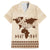 Root Africa Family Matching Puletasi and Hawaiian Shirt African Map - Wonder Print Shop