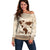 Root Africa Off Shoulder Sweater African Map - Wonder Print Shop