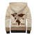 Root Africa Sherpa Hoodie African Map