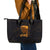 Personalized Beautiful Black Girl Leather Tote Bag Women Africa - Wonder Print Shop