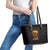 Personalized Beautiful Black Girl Leather Tote Bag Women Africa - Wonder Print Shop