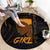 Personalized Beautiful Black Girl Round Carpet Women Africa