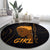 Personalized Beautiful Black Girl Round Carpet Women Africa