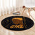 Personalized Beautiful Black Girl Round Carpet Women Africa