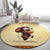 Personalized Love Africa Round Carpet Black Girl Beautiful