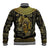 Egypt Pharaoh Baseball Jacket Egyptian Hieroglyphs and Symbols - Wonder Print Shop