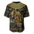 Egypt Pharaoh Baseball Jersey Egyptian Hieroglyphs and Symbols - Wonder Print Shop