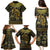 Egypt Pharaoh Family Matching Puletasi Dress and Hawaiian Shirt Egyptian Hieroglyphs and Symbols - Wonder Print Shop