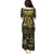 Egypt Pharaoh Family Matching Puletasi Dress and Hawaiian Shirt Egyptian Hieroglyphs and Symbols - Wonder Print Shop