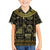 Egypt Pharaoh Family Matching Puletasi Dress and Hawaiian Shirt Egyptian Hieroglyphs and Symbols - Wonder Print Shop