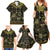 Egypt Pharaoh Family Matching Summer Maxi Dress and Hawaiian Shirt Egyptian Hieroglyphs and Symbols - Wonder Print Shop