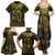 Egypt Pharaoh Family Matching Summer Maxi Dress and Hawaiian Shirt Egyptian Hieroglyphs and Symbols - Wonder Print Shop