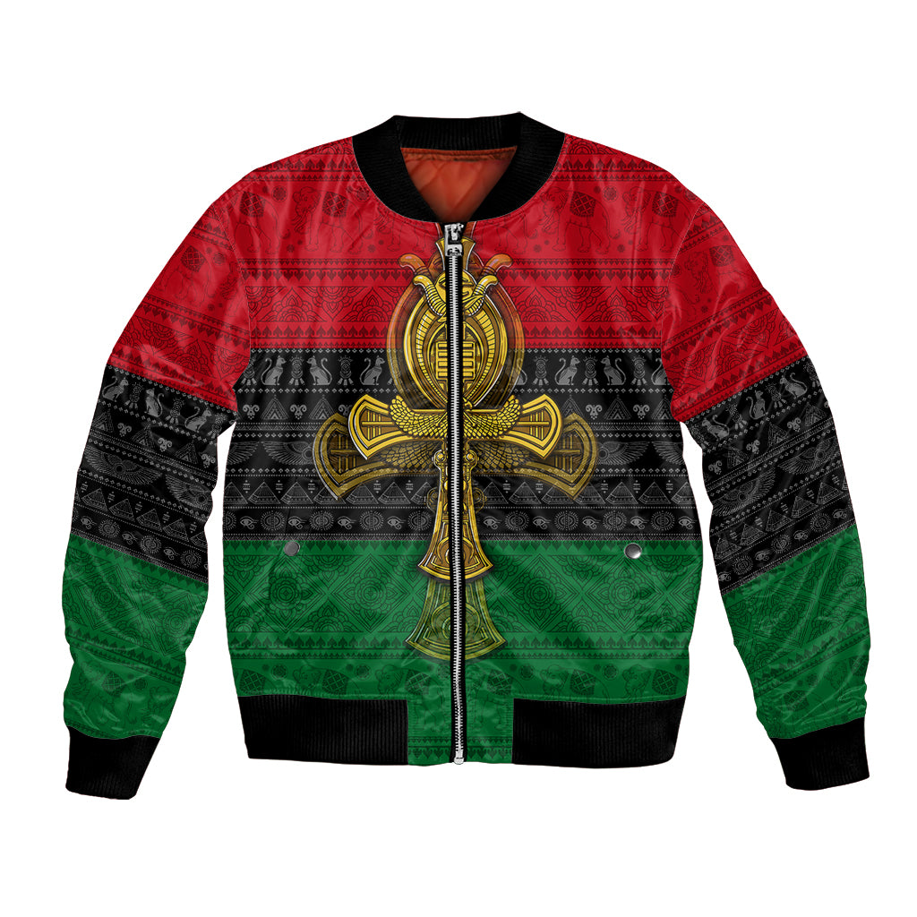 Pan African Ankh Bomber Jacket - Wonder Print Shop