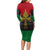 Pan African Ankh Long Sleeve Bodycon Dress - Wonder Print Shop